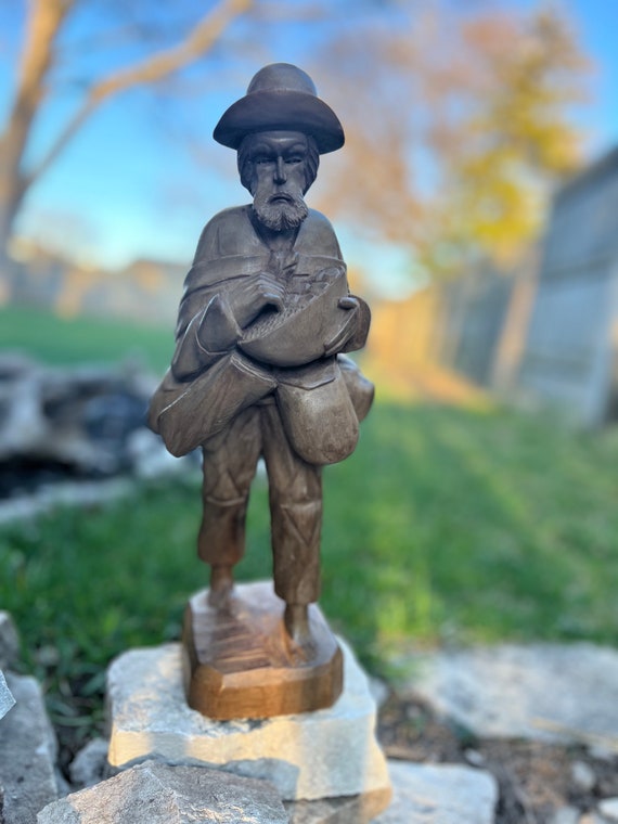Hand Carved Wooden Man (JAS) Hand Carved Wooden Man (JAS)