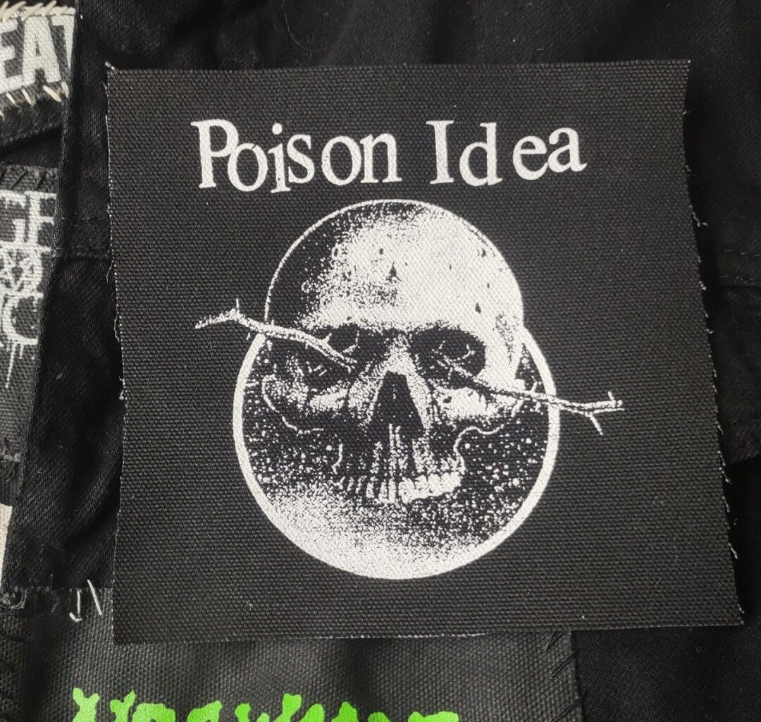 Poison Idea - Hardcore Punk Screen Printed Patch - Etsy