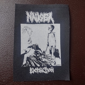 Nausea Patch Extinction Album Cover - Hardcore Punk Crust