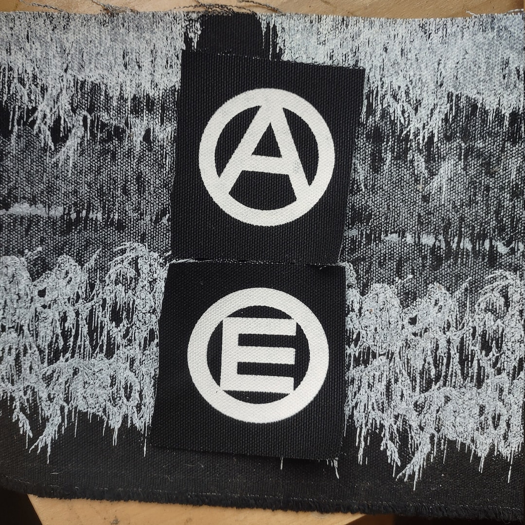 Anarchy And Equality As A Pair Screen Printed Punk Patches Etsy anarchy-and-equality-as-a-pair-screen-printed-punk-patches-etsy