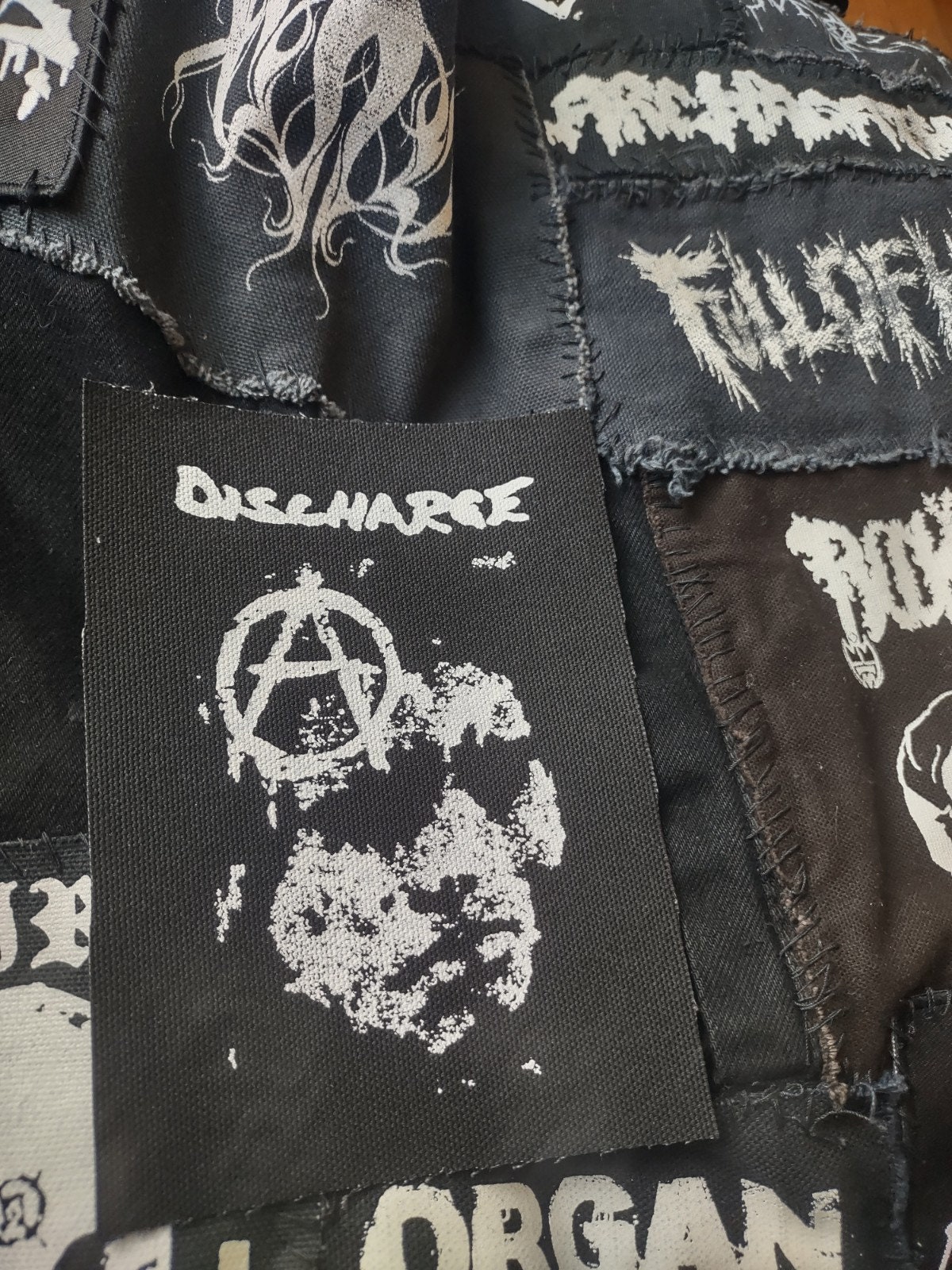 Discharge Patch - Hardcore Punk D Beat Crust Punk Rock Screen