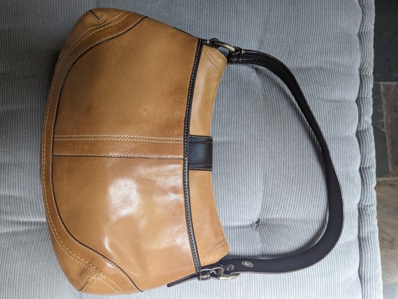 Vintage Coach Leather Shoulder Bag - image 2
