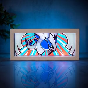 Lugia - LED Night Light | Color Changing | USB Plug + Remote (Fan Art)