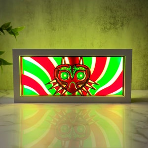Majora&#39;s Mask - LED Night Light | Color Changing | USB Plug + Remote (Fan Art)