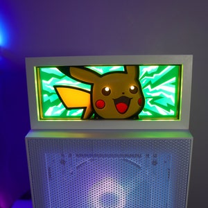 Pokemon Pikachu - LED Night Light | Color Changing | USB Plug + Remote