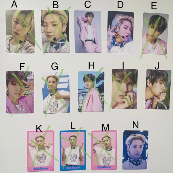 D’ICON NCT DREAM RenJun Photocards! Choice of 14