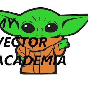 Digital Print Star Baby Alien Green Wars SVG,EPS and PNG