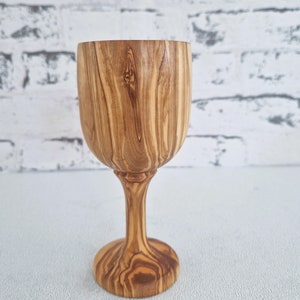 Olive wood Wine goblet set of 2 Gift set | Order now