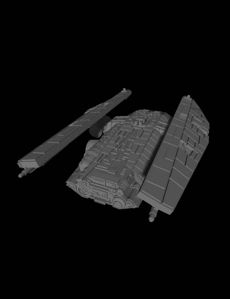 Star Wars Armada Fondor Haulcraft Andor Fanart 3D Resin Painted or Raw ...