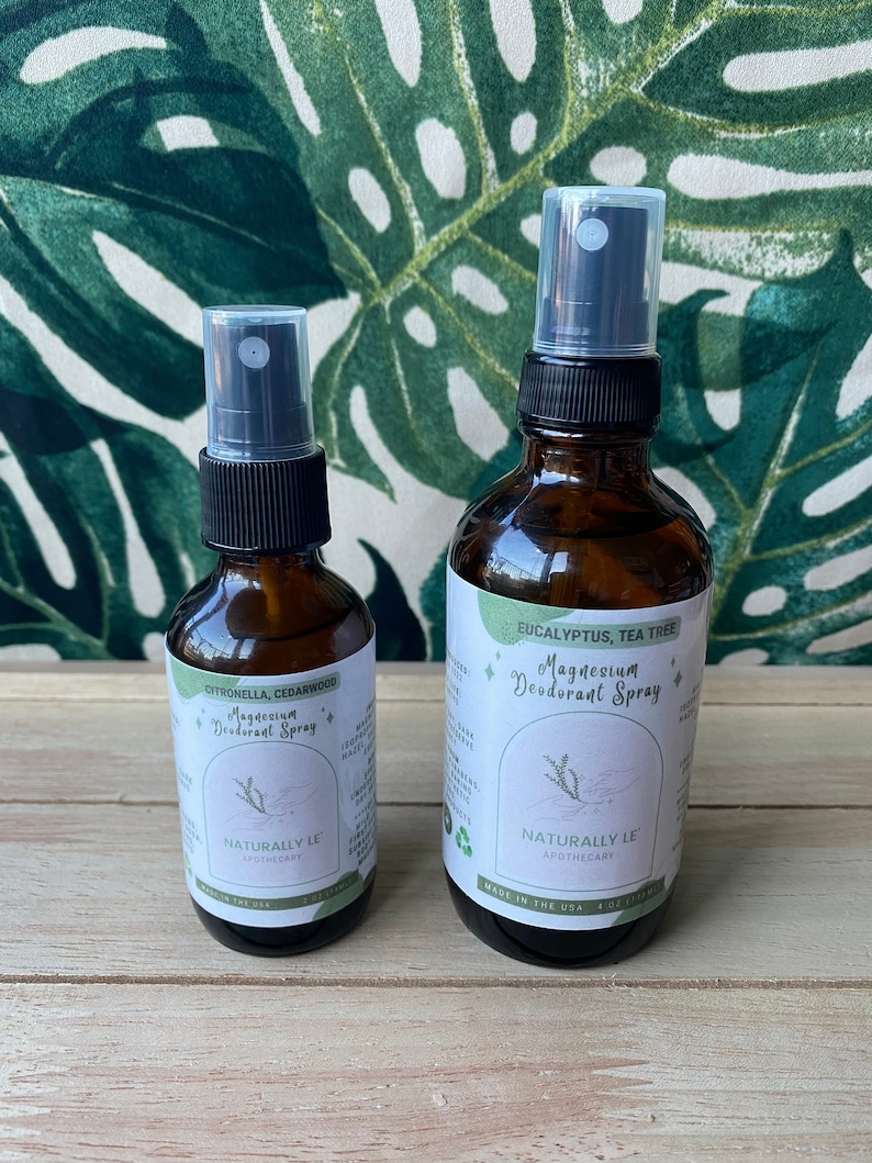Magnesium Deodorant Spray Etsy