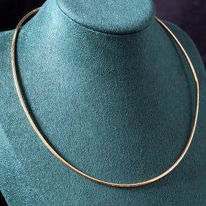 925 Sterling Silver Minimalist Necklace / Omega
