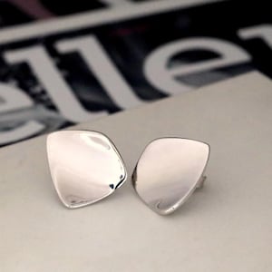 925 Sterling Silver Minimalist Stud Earrings