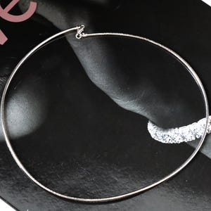 925 Sterling Silver Minimalist Necklace / Omega