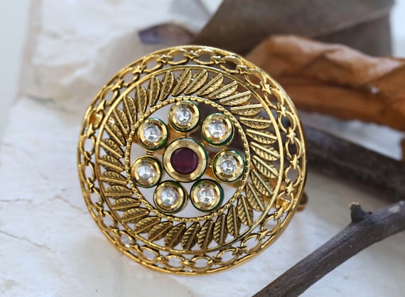 Antique gold shop cocktail rings