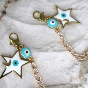 Leichte Handgemachte Evil Eye Brillenkette