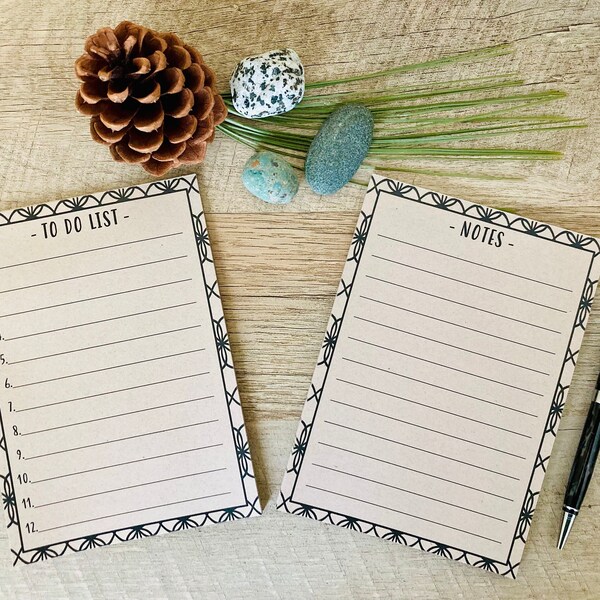 Kraft Notepad Etsy