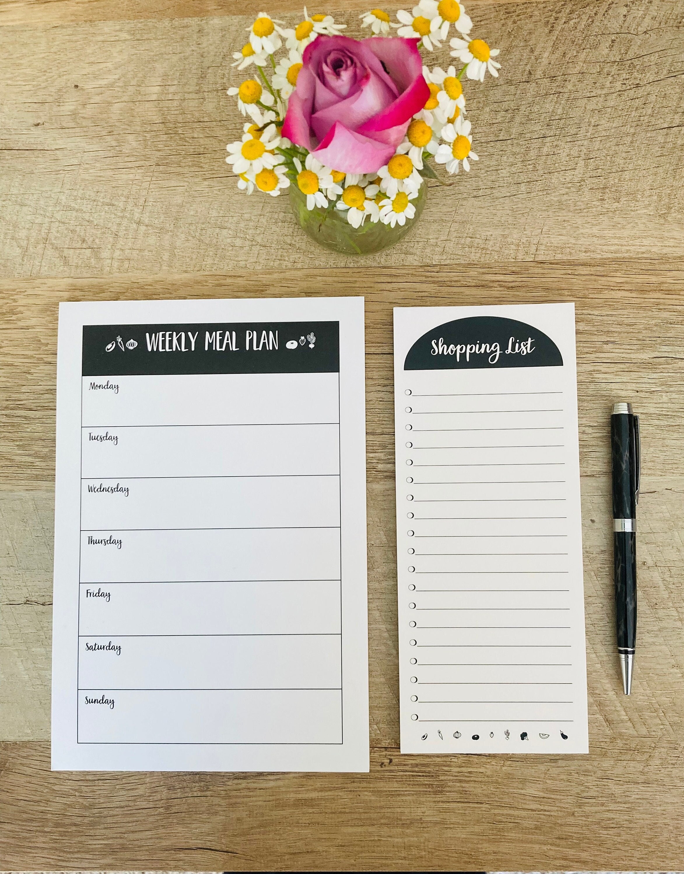 Work from home lined notebook  Weekly meal planner  Bucket list journal  Gift for wife or girlfriend