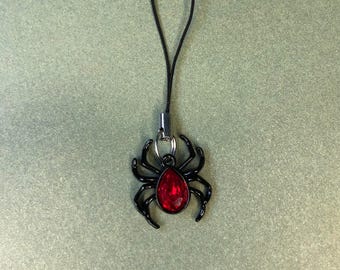 Spider Phone Charm- Insect- Jewel- Phone Accessory