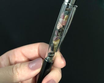 Gemstone Pen- Crystal- Quartz