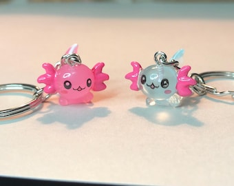 Axolotl Keychain Kawaii