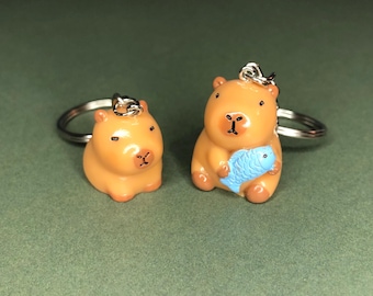 Capybara Keychain Kawaii
