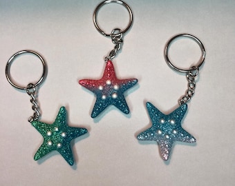 Starfish Keychain Kawaii- Sea Star- Sea Creature