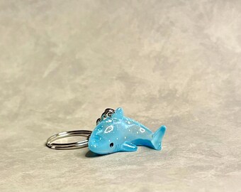 Shark Keychain- Ocean Animal Charm- Sea Creature Accessory