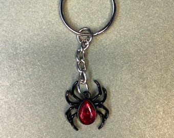 Spider Keychain- Insect- Jewel
