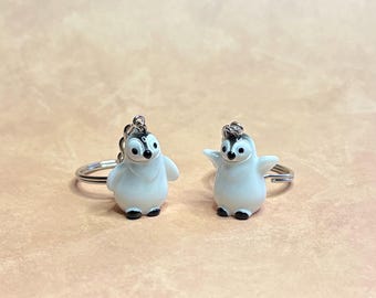 Penguin Keychain- Bird- Kawaii