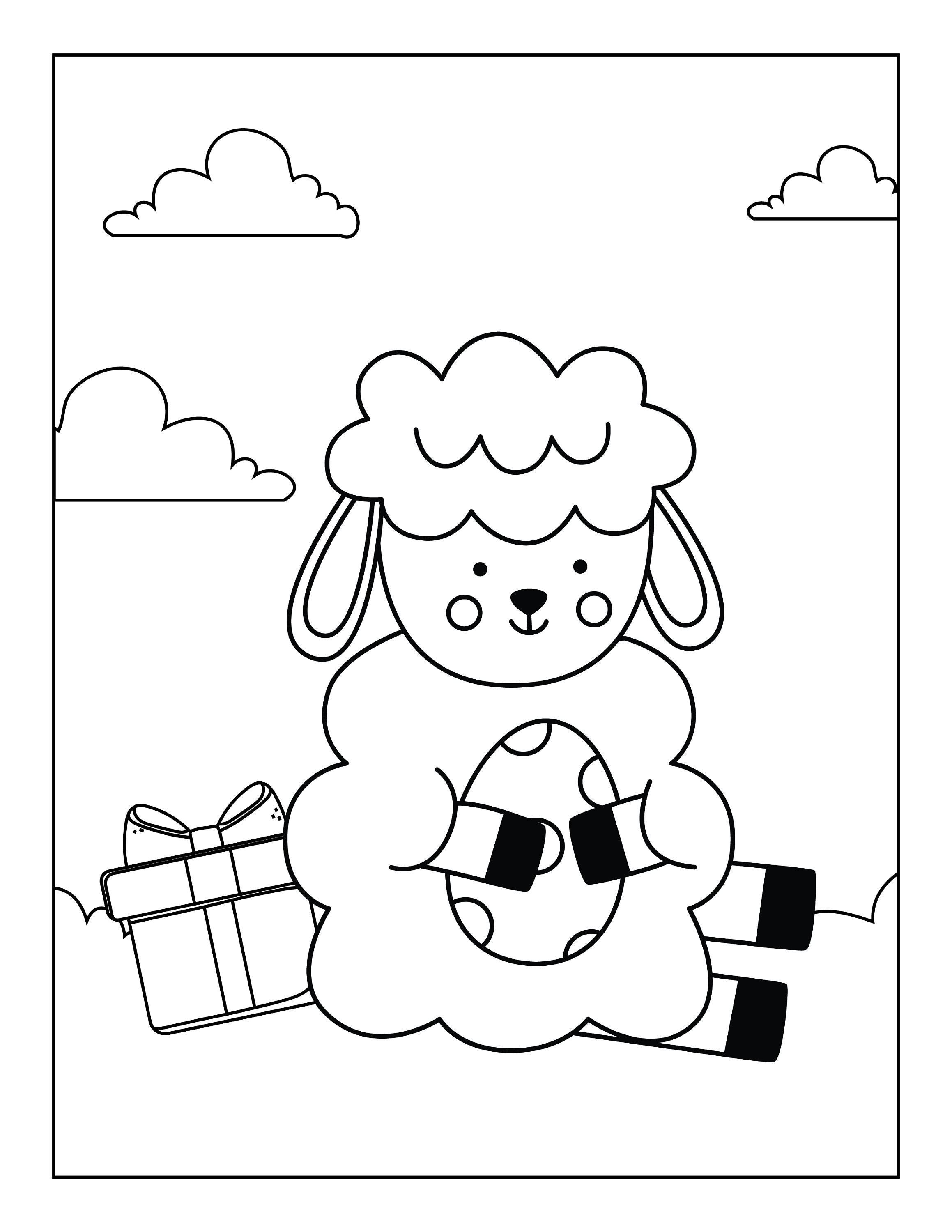 15 PDF Printable Easter Coloring Pages + 2 Bonus Page! - Etsy