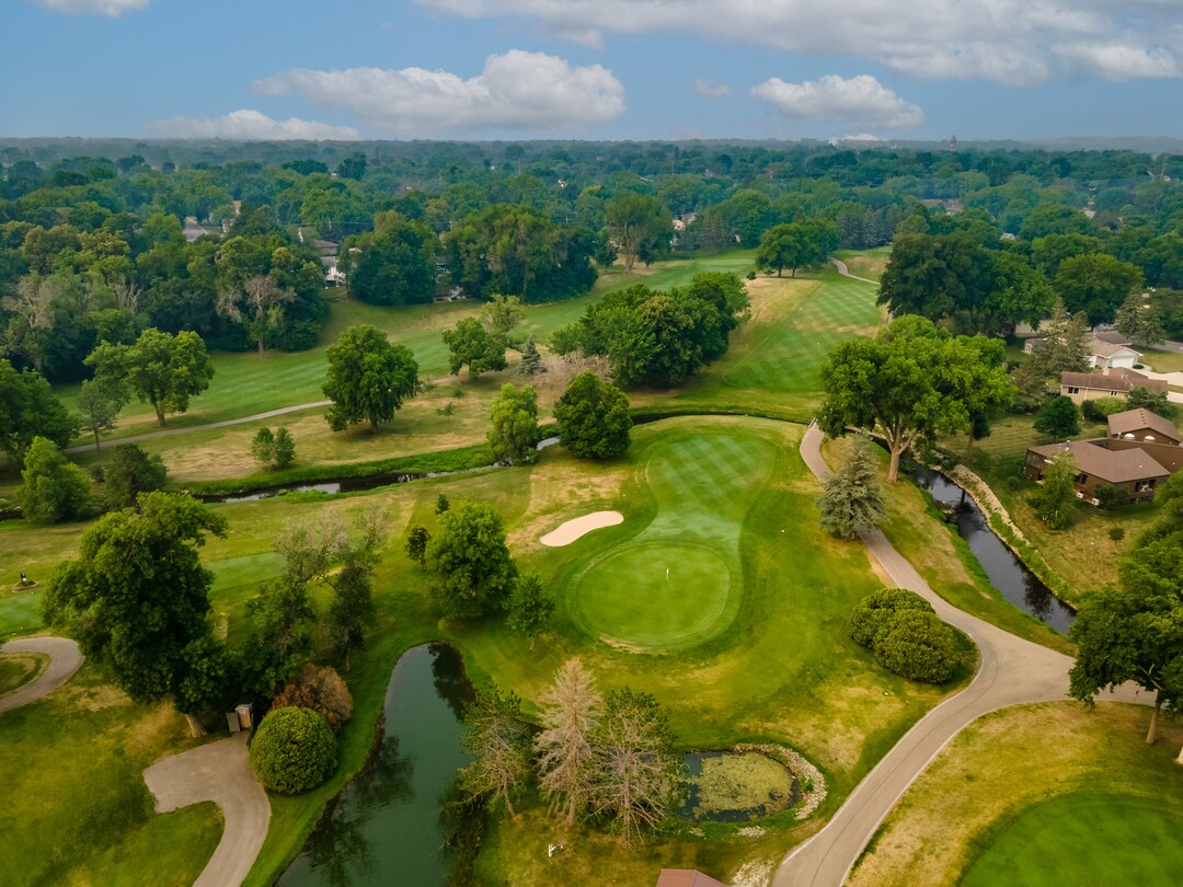 Brooktree Golf Course Owatonna MN Drone View 2023 60year Anniversary