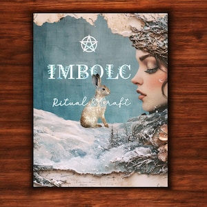 Rytuał Imbolc do wydrukowania | Instrukcje Brigid’s Cross | Strony Grimoire Księgi Cieni | Pobierz cyfrowo Sabbat Magic