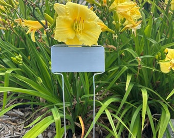 14" Tall Extra Large Metal Garden Markers (10 per set) with Marking Pencil