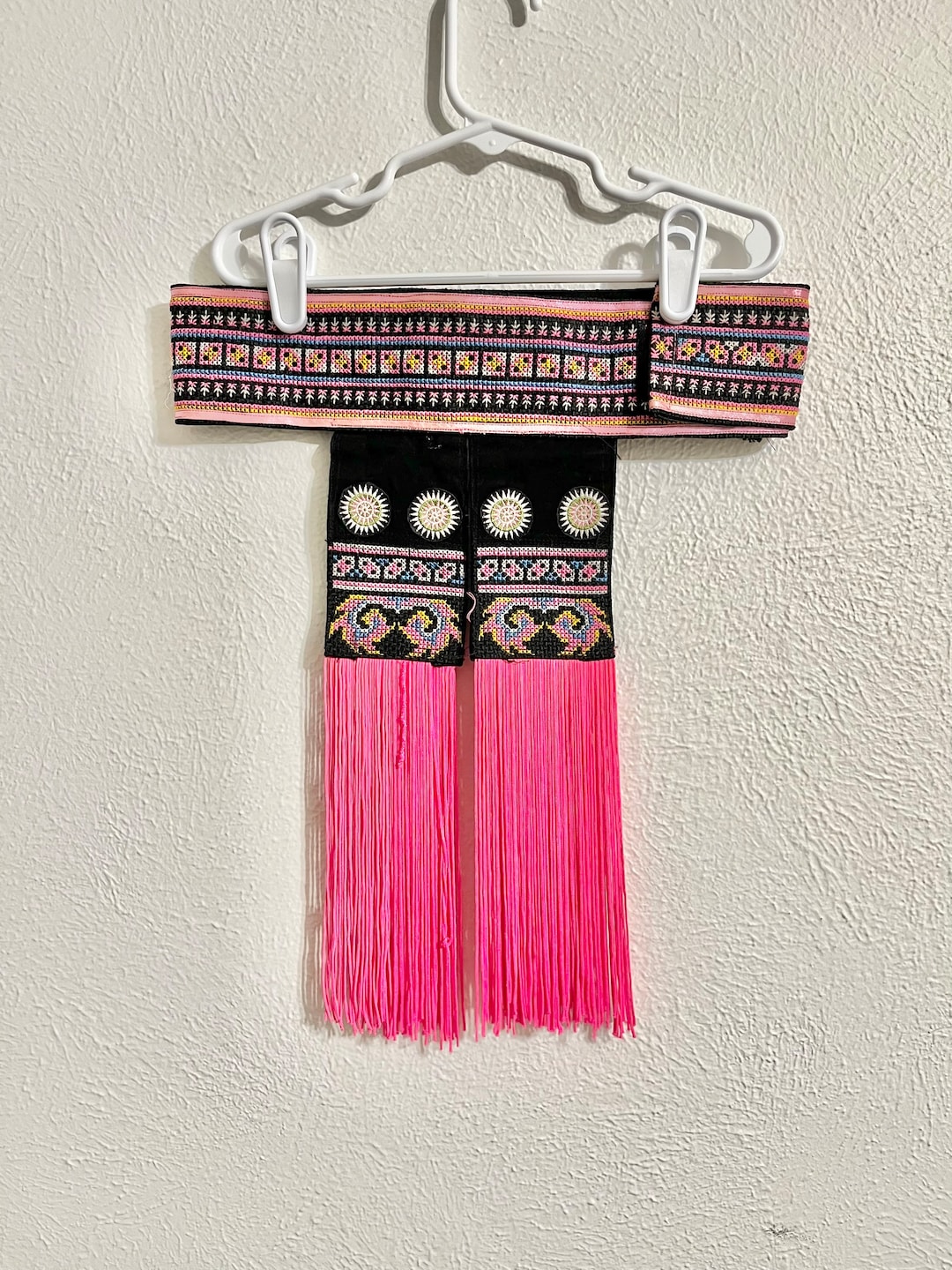 Hmong Textile, Hmong Cross Stitch, Handmade. Hilltribe. Vintage. Great