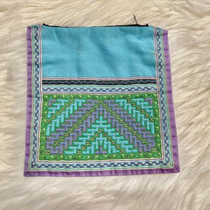 Hmong textile, Hmong paj ntaub textile, handmade. Hilltribe. Vintage. Great for DIY. Ship from USA!