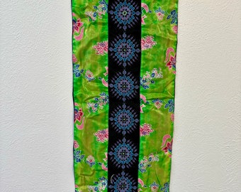 Hmong textiel, Hmong paj ntaub textiel, handgemaakt. Heuvelstam. Vintage Li Loos-stof. Geweldig voor doe-het-zelf. Verzenden vanuit de VS!