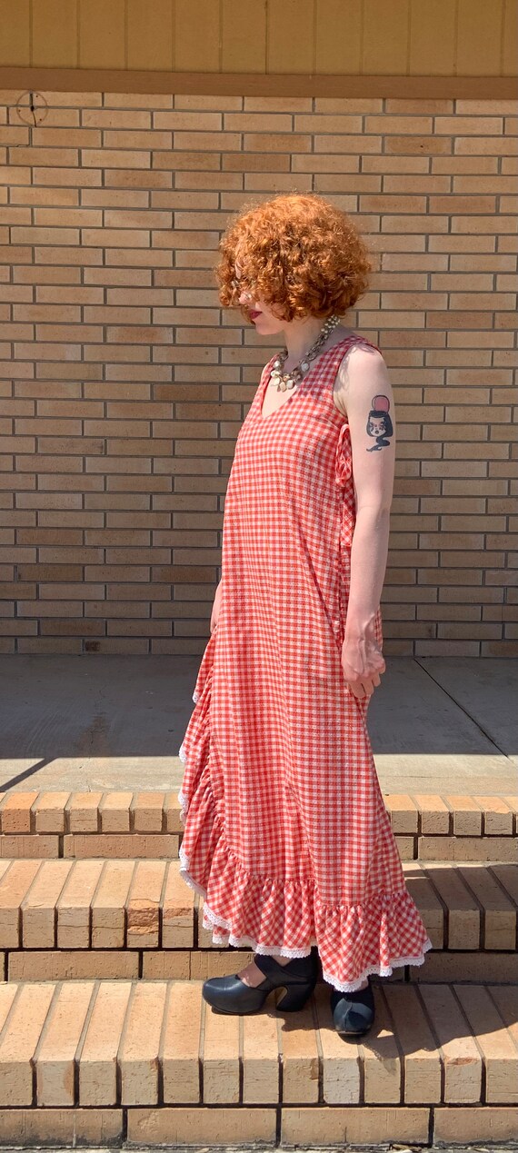 1960s gingham wrap dress by Eyeful size xs/s - image 4
