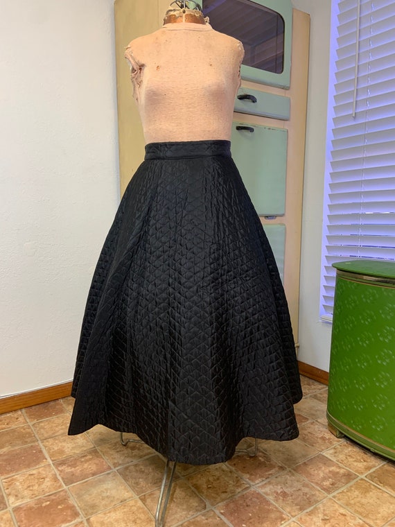 1950s Quilted Circle Skirt Gem
