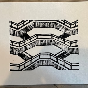 Vessel, NYC - Handmade Print