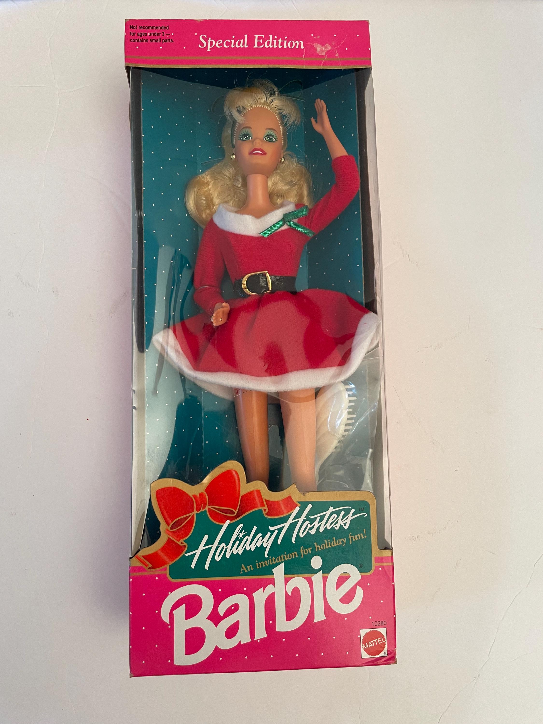 Barbie Holiday Hostess Green Eyes Special Edition 1992 in