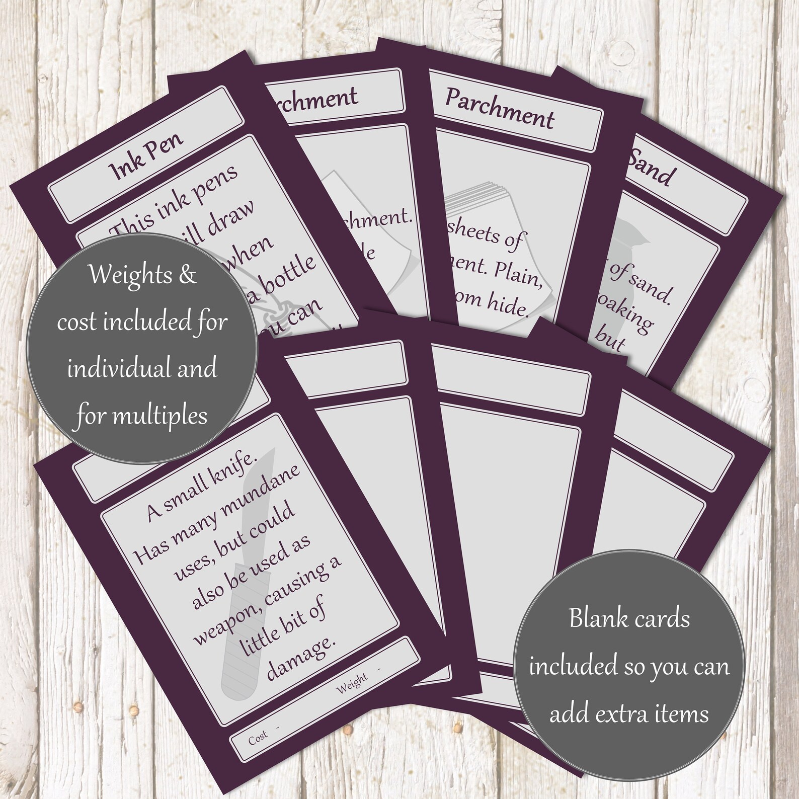 Printable Scholars Pack for Dnd 5e, Great Player and DM Tool ...