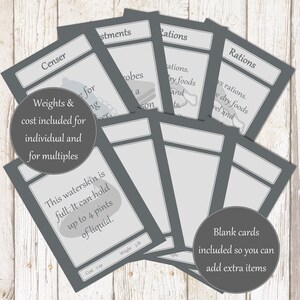 Printable Priest's Pack for Dnd 5e, Great Player and DM Tool ...