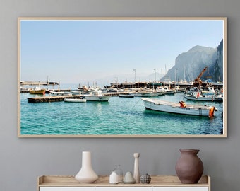 Marina Grande Capri Italy Color Samsung Frame TV Art Digital Download