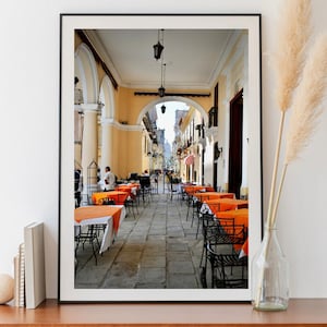 Restaurant Awaiting Diners Havana Cuba Color Photograph Print