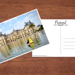 8 cartes postales photo originales couleur romantique classique de Paris, France. Lot de 8. Idéal pour les lettres, les faire-part de mariage et plus encore !