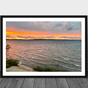 Grand Traverse Bay Traverse City Michigan Color Photograph Digital Download Print at Home