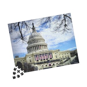 United States Capitol Building Washington DC Color Puzzle (110, 252, 500-piece)