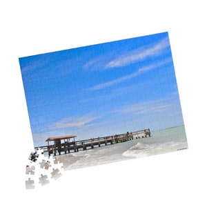 Dock Szene Sanibel Island Florida Farbpuzzle (110, 252, 500, 1014-teilig)