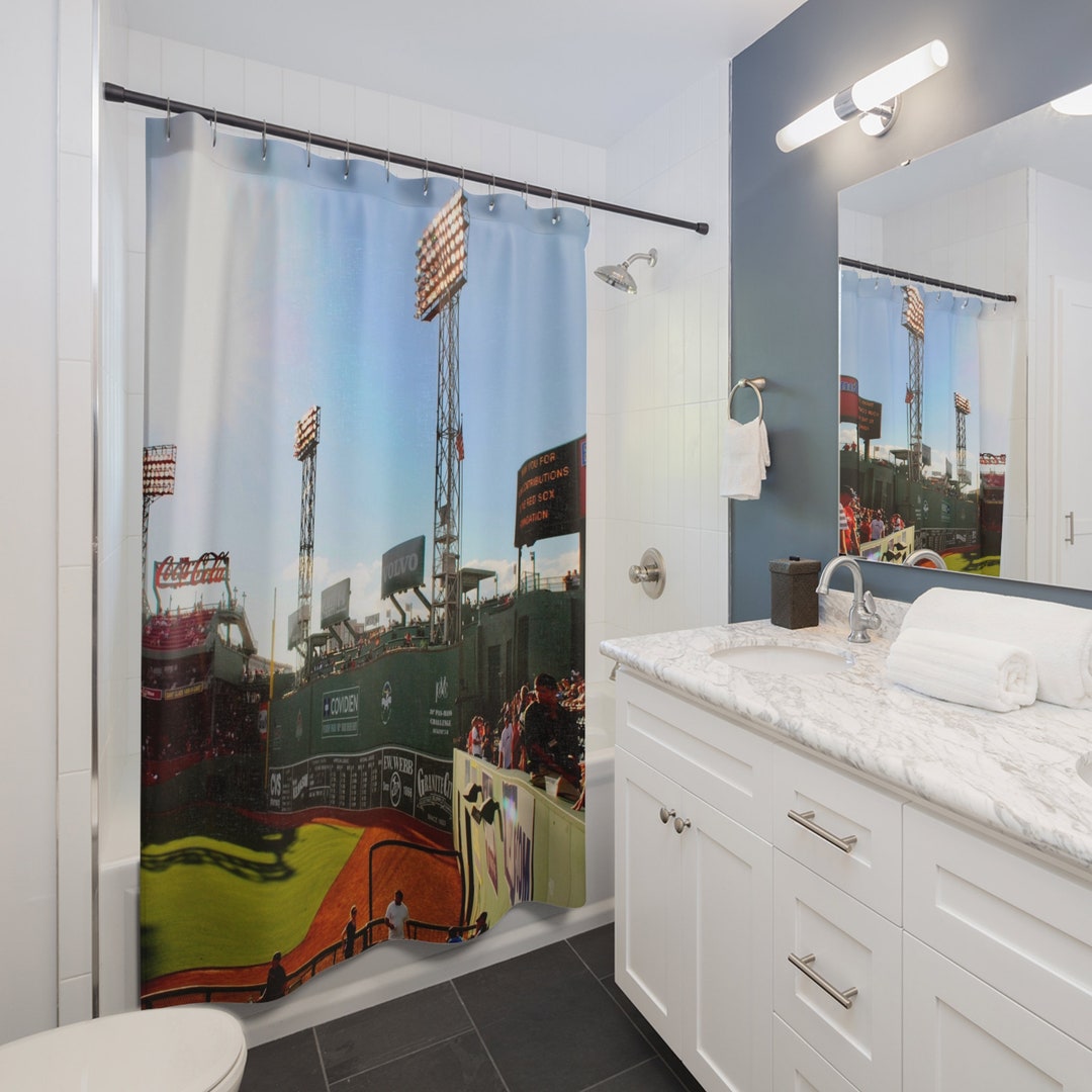 Fenway Park Green Monster Boston Red Sox Color Photography Shower