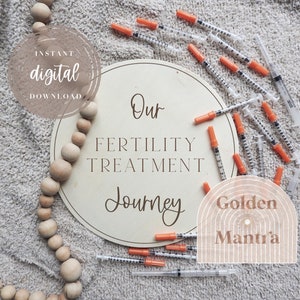 Fertility Treatment Reveal, IVF/IUI Announcement, Fertility Treatment Journey.